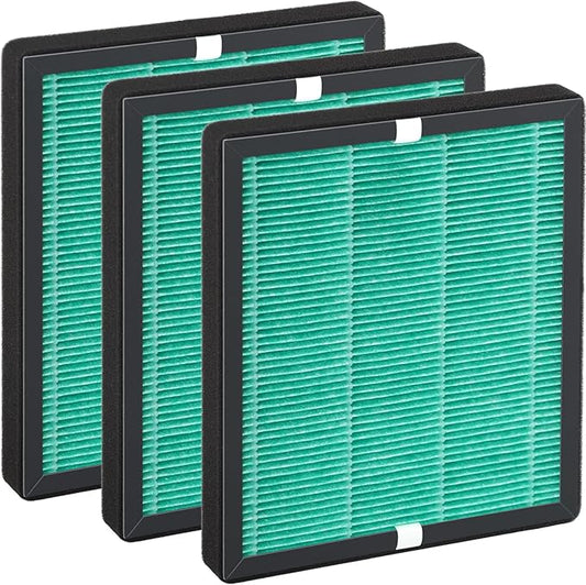 R1 P1801 P1802 Filter Replacement Compatible with YIOU R1 P1802 & Elechomes P1801, for Pet-Raising Families, Deep Green, 3 Pack