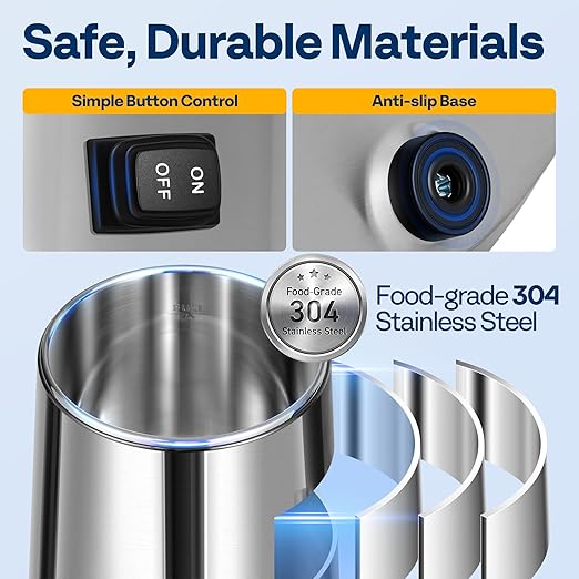 VIVOHOME Water Distiller Countertop 1.1 Gallon/4L 304 Stainless Steel Distilled Water Machine with Smart Switch Purifier Filter for Home Office