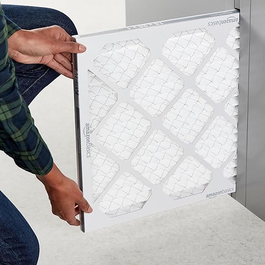 Amazon Basics 16x25x1 Air Filter 6 Pack, MERV 11 AC Furnace Filters (Actual Size: 15.75" x 24.75" x 0.75")