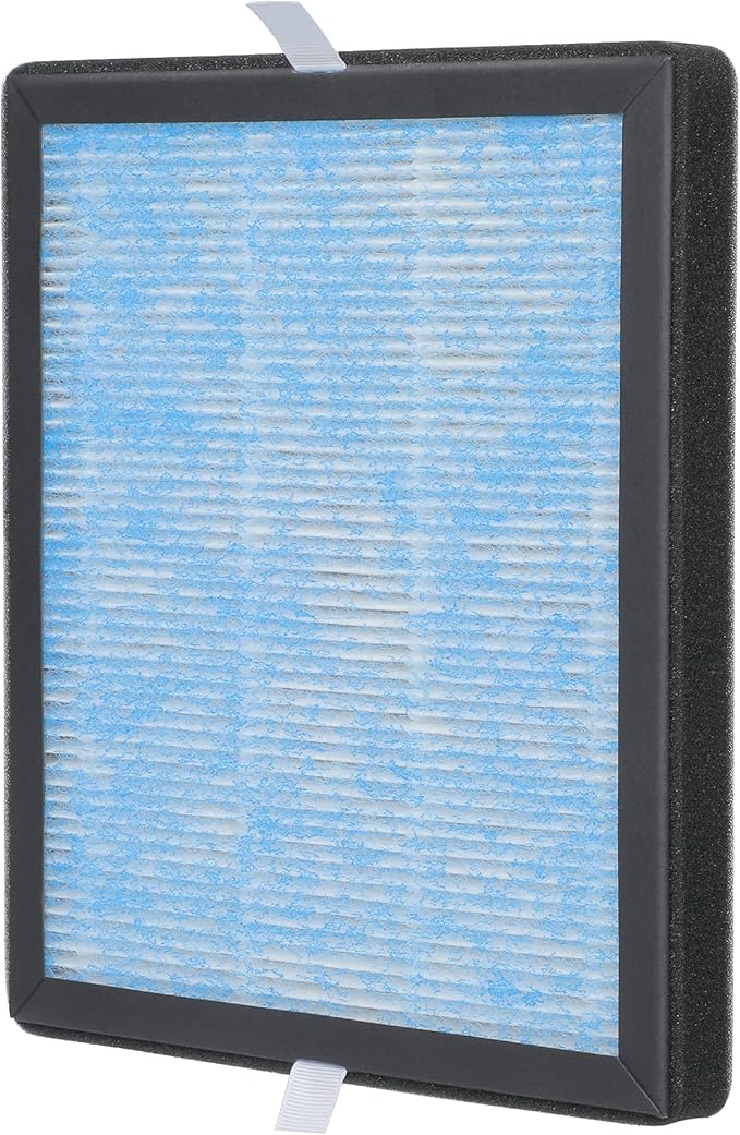 3-in-1 True HEPA Filter Replacement, Compatible with YIOU R1 P1802 and Vegebe Filter, Fit for Elechomes P1801 Air Purifier