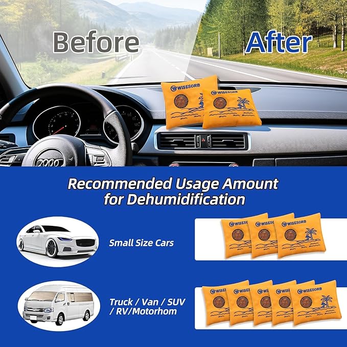 100gx2pcs Rechargeable Desiccant Packs for Storage, Color Indicating Silica Gel Packets Moisture Absorbers with Visible Window, Reusable Dehumidifier Bags for 3D Filaments Electronics Camera