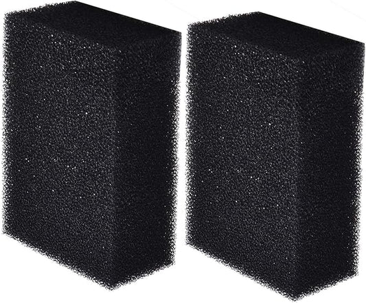 Hipanda Filter Foam Sponges, Bio Sponge Filter Media Pad, Cut-to-Size Foam for Aquarium Fish Tank (7.5" x 4.7" x 2.75" (2pcs))