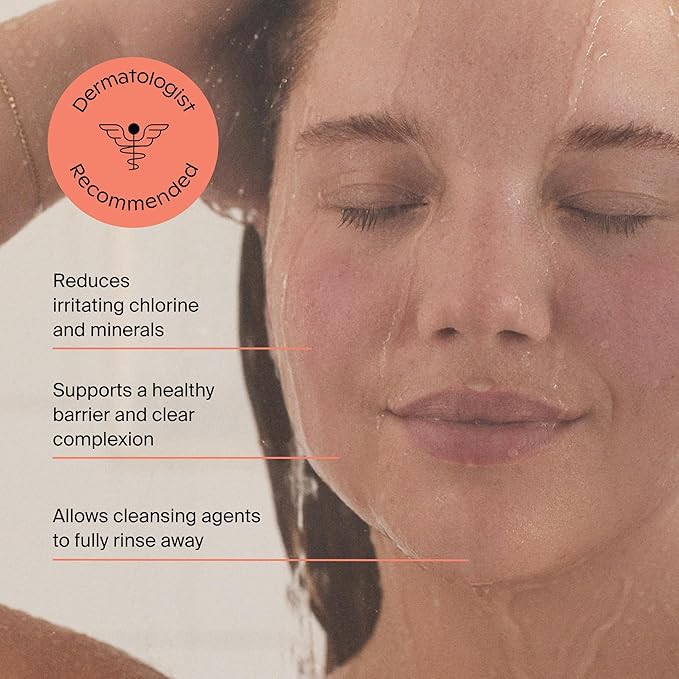 Canopy Filtered Shower Head - High Pressure Shower Head Filter for Hard Water - Shower Filter To Remove Impurities for Healthier Scalp, Skin & Hair - Support Hair Growth & Minimize Breakage - Nickel