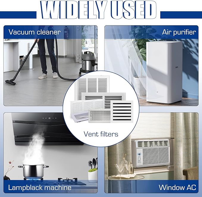 Cut to Fit Foam Pad Pre Filter, Air Purifiers Filter Replacement, Compatible with Most Air Conditioner, Trash Cans, Dehumidifier, 15 x 15 inch, 2 Pack