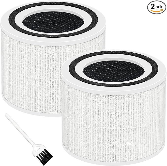 Core P350 Pet Care Replacement Filter for LEVOIT Core P350 Air Purifier, Funmit 3-in-1 New Fine Non-Woven Fabric Pre, H13 True HEPA, Activated Carbon Filter with ARC Formula, Core P350-RF, 2 Pack