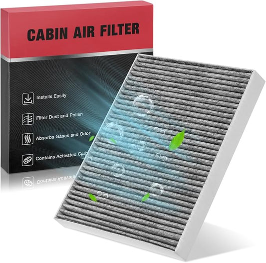 BDFHYK 1PC CF11902 Cabin Air Filter with Activated Carbon Compatible with Porsche 2003-2006 & 2008-2018 Cayenne, Compatible with Volkswagen 2004-2017 Touareg 3.0L 3.2L 3.6L 4.2L V6 V8