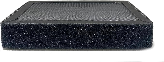 Nispira True HEPA Replacement Filter Compatible with Levoit LV-H128 Air Purifier Part LV-H128-RF. 2 Packs