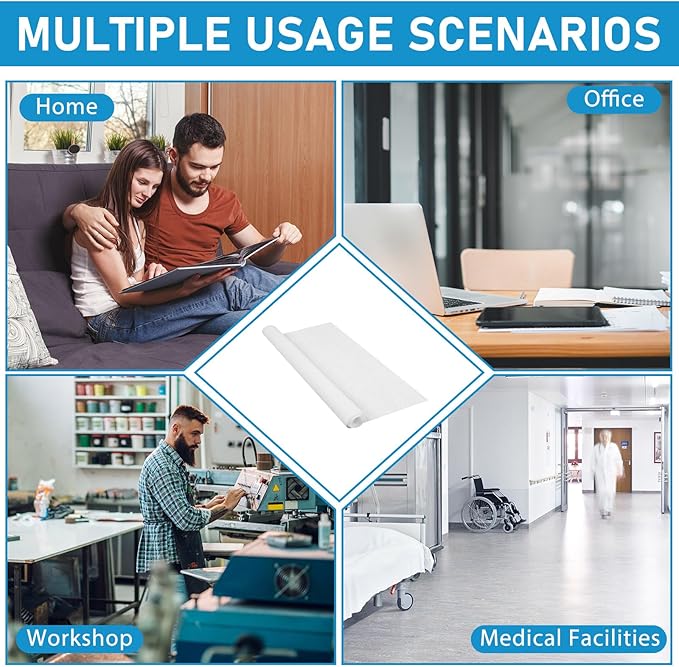 Pangda Merv 8 Filter Material, 19.37 Ft² Cut to Fit Air Vent Filters for Clean Living Basic Dust and Pet Dander Pollen Smoke Microns for Home AC HVAC, Efficiency Breathable DIY Design