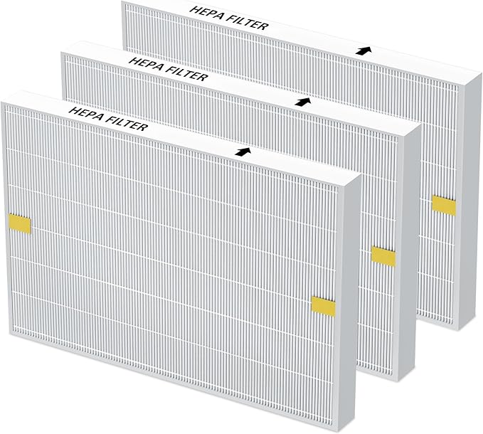 3 Pack AP-1512HH HEPA Filter Replacement for Coway Airmega AP-1512HH Mighty and Airmega 200M Air Purifiers, True HEPA Filter, Item NO # 3304899