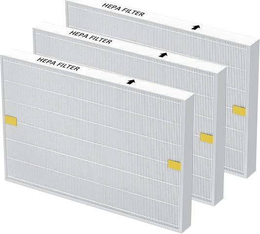 3 Pack AP-1512HH HEPA Filter Replacement for Coway Airmega AP-1512HH Mighty and Airmega 200M Air Purifiers, True HEPA Filter, Item NO # 3304899