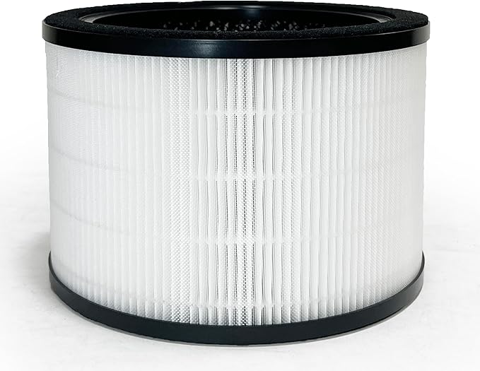 Nispira H7121101 3-In-1 True HEPA Filter Replacement Compatible with Govee Air Purifier H7121 | Removes Smoke, Chemical VOCs, Odor | 1 Pack