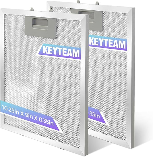 2 Pack-S97018029 Range Hood Filter Replacement, 5-Layer Aluminum Mesh Hood Vent Grease Filter for Broan B5 Series, Alternative 1932913, 9"x10.25" x0.35"(Aluminum)