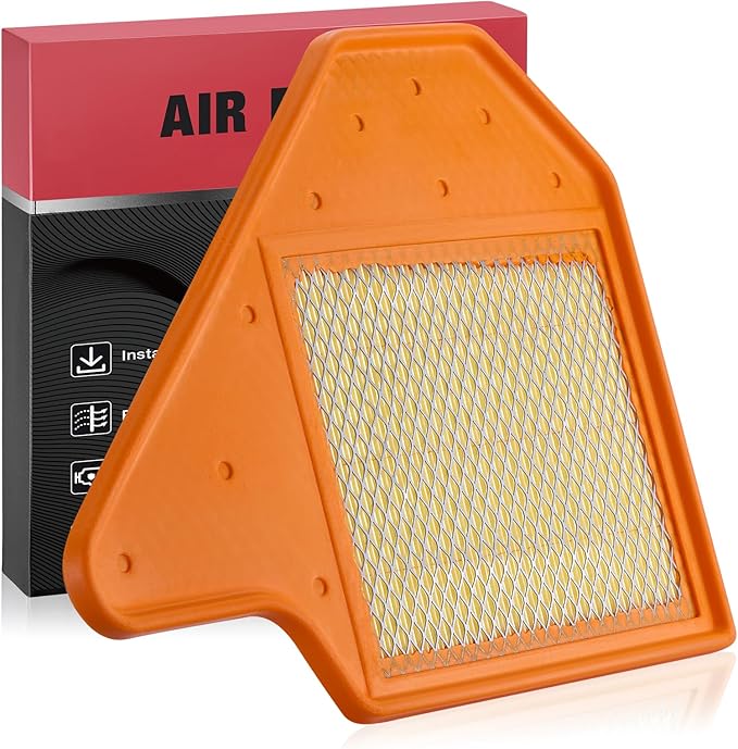 BDFHYK CA11050 Engine Air Filter Compatible with Chrysler Town & Country & Dodge Grand Caravan & Ram C/V & Volkswagen Routan, 2011-2020, Replace# 4861737AA