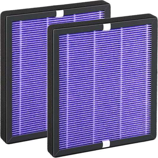 R1 P1801 P1802 Filter Replacement Compatible with YIOU R1 P1802 & Elechomes P1801, for Pet-Raising Families, Purple, 2 Pack