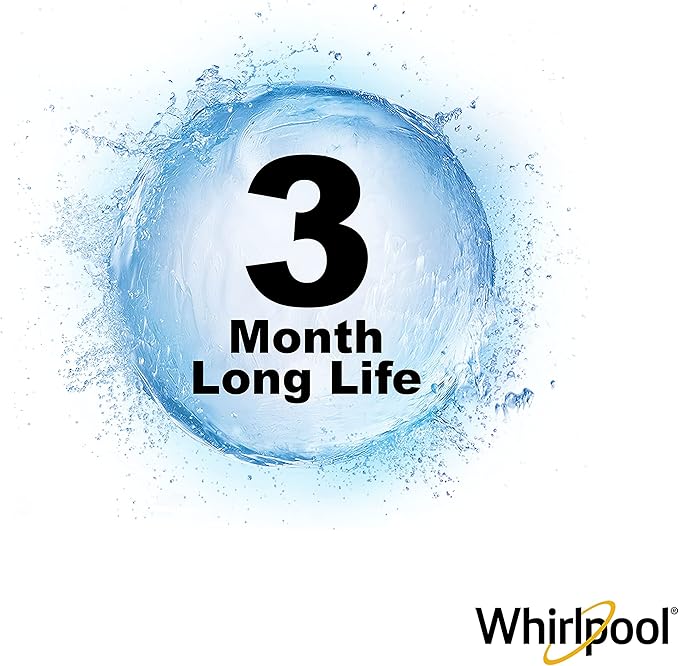 Whirlpool 5-Micron CTO Replacement Water Filter WHKF-WHWC, 10 x 2.5 inch Carbon Wrap Cartridge Reduces Chlorine Taste & Odor, NSF Certified for Whole House Sediment and Drinking Filtration System