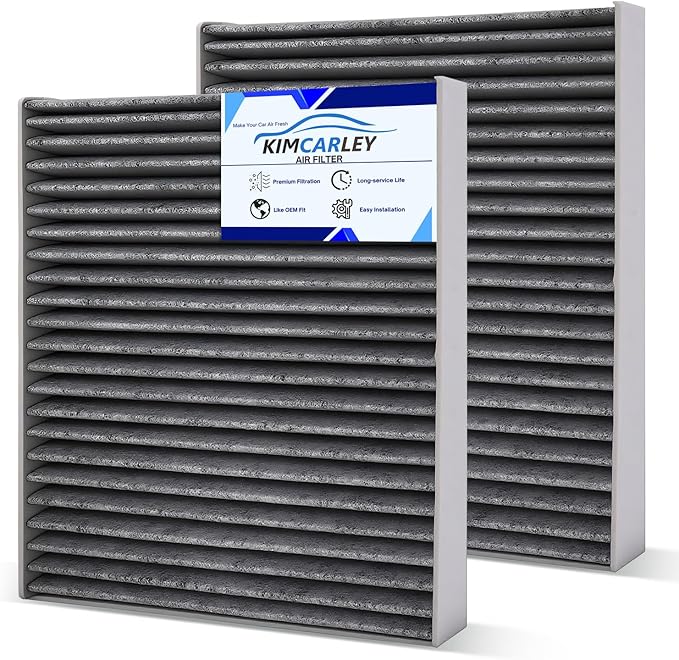 2PCS Cabin Air Filter Accessories for Subaru Ascent, Crosstrek, Impreza, Legacy, Outback, Toyota C-HR, Corolla, Prius, RAV4, Venza Activated Carbon Cabin Filter Automotive Replacement for 72880-FL00A
