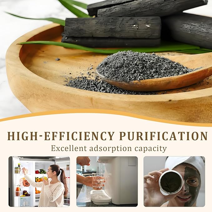 Premium Activated Carbon, 8 Ounces Activated Charcoal Bulk for Aquariums And Fish Tanks, Air Filtration Odor Scrubbing For Grow Tents Hydroponics Aquariums Ponds -Keep Water Crystal Clear (16 Ounces)