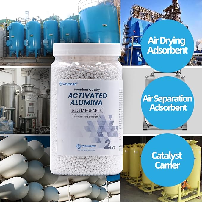 10 LBS Activated Alumina, Alumina Desiccant, Reusable Dessicant Dehumidifiers Desiccant Moisture Absorber