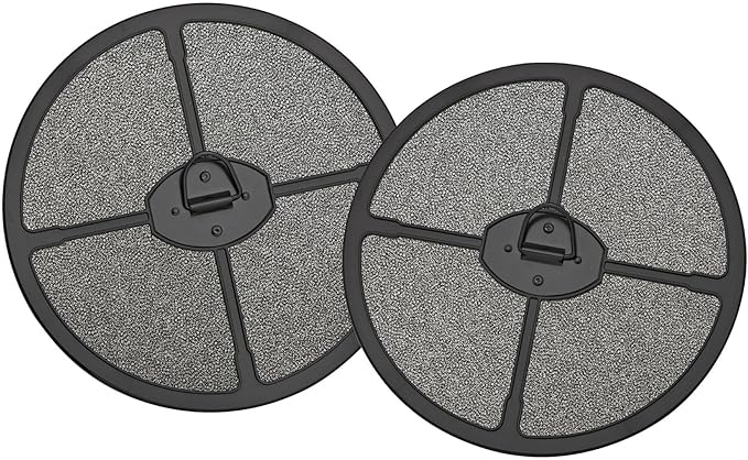 Dryer Filter Kit with Frame - Compatible with Grizzly Air Mover GP-1 Dog Cage Dryer Fan - for Use by Pet Groomers and Kennels - Includes 2 Filters and 2 Frames, Black