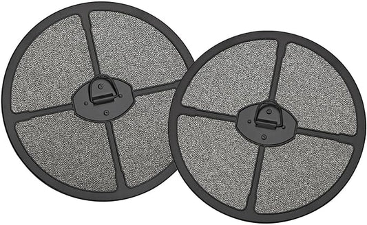 Dryer Filter Kit with Frame - Compatible with Grizzly Air Mover GP-1 Dog Cage Dryer Fan - for Use by Pet Groomers and Kennels - Includes 2 Filters and 2 Frames, Black