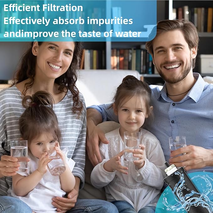 Water Filter Replacement for Berkey® BB9-2® Purification Elements Black Filter, Compatible with Berkey® Gravity Fed Water Filtration System, Pack of 2