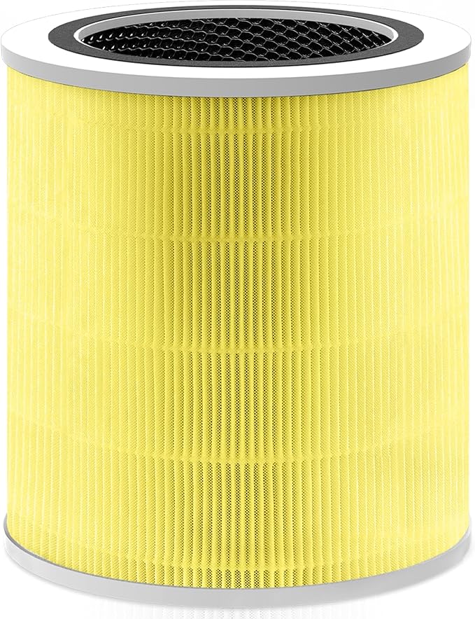 Core 400S Pet Care Replacement Filter for LEVOIT Core 400S and Core 400S-P Smart WiFi Air Purifier, 3-in-1 H13 True HEPA Activated Carbon Filter, Core 400S-RF-PA (LRF-C401-YUS), Yellow, 1 Pack