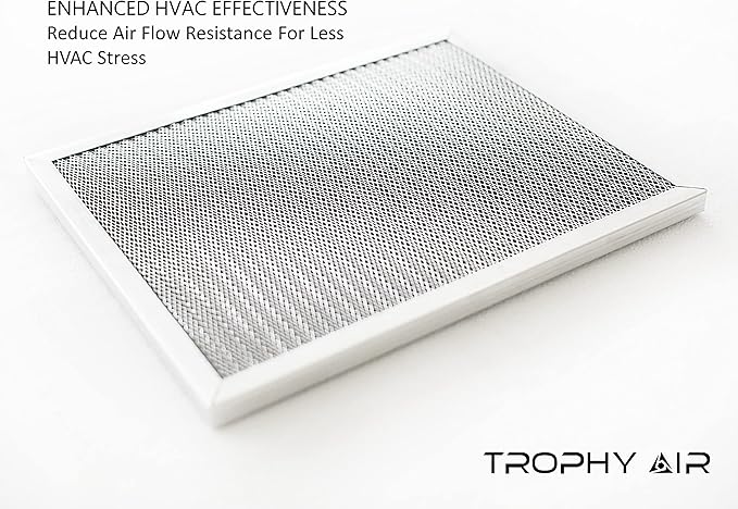 | Merv 8 | Washable Furnace Filter | Lifetime HVAC & Furnace Air Filter | Washable | Superior particle-holding Ability | Premium Quality Aluminum | (16x25x4 (4 3/8” depth))