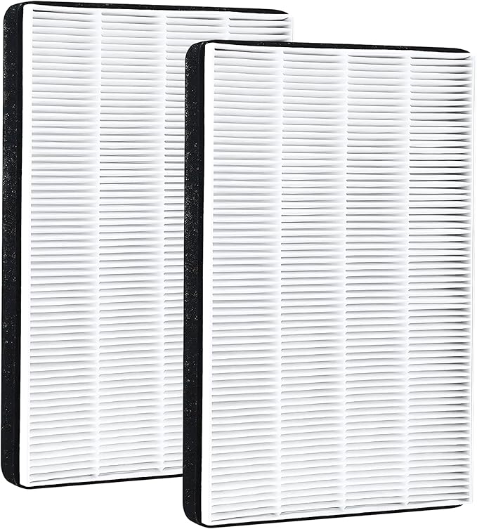 Nispira F2 A2 True HEPA Filter Replacement for Filtrete Room Air Purifier FAP-C02WA-G2, FAP-C03BA-G2, FAP-T03BA-G2, FAP-SCO2W, FAP-SC02N, 2 Packs