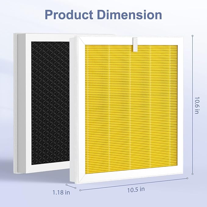 G3 Pet Filter Compatible with AMEIFU G3 Sferf-30 (FXAP2W), for VEWIOR A3, For Tailulu HQZZ-260 Air Purfier, 3-in-1 True HEPA Air Cleaner Pet Filter, 2 Pack