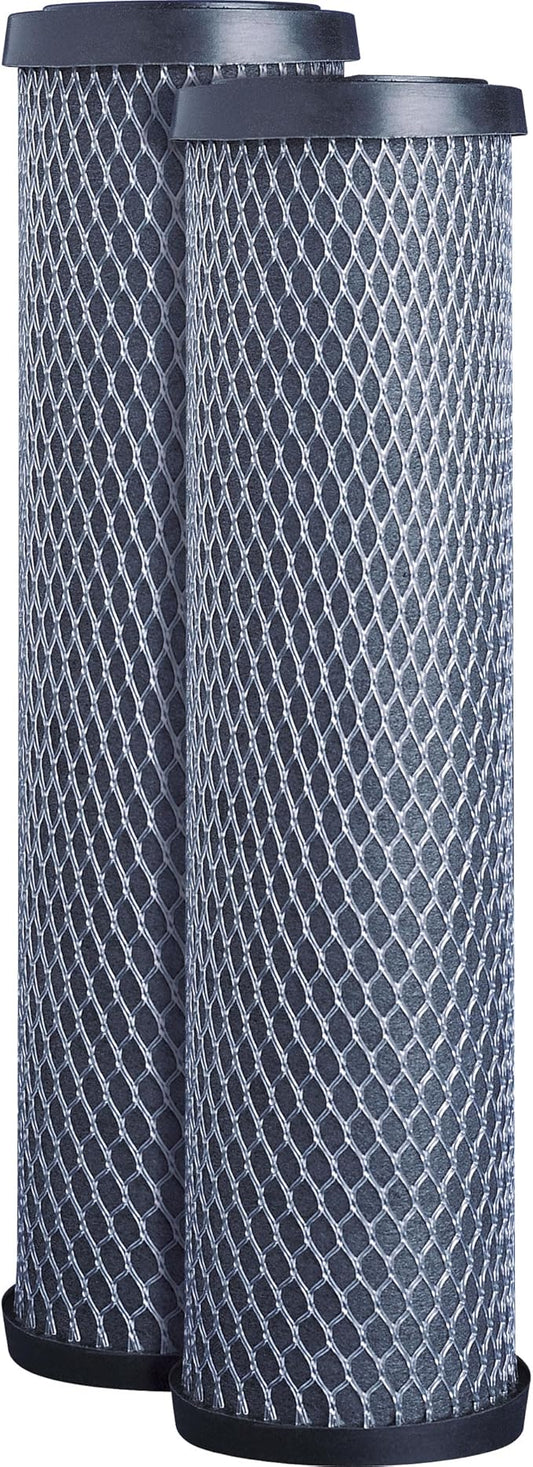 GE FXWTC Whole House Water Filter | Replacement for Water Filtration System | NSF Certified: Reduces Chlorine, Sediment, Rust & Other Impurities | Replace Every 3 Months for Best Results | 2 Filters