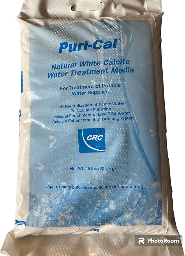 Generic Calcite Calcium Carbonate pH Filter Media 1/2 cu ft - Whole House Water Filter - 1 Bag