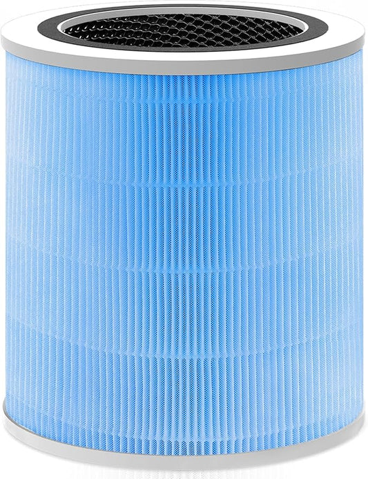 Core 400S Smoke Remover Replacement Filter for LEVOIT Core 400S and Core 400S-P Smart WiFi Air Purifier, 3-in-1 H13 True HEPA Activated Carbon Filter, Core 400S-RF-SR (LRF-C401-P-BUS), Blue, 1 Pack