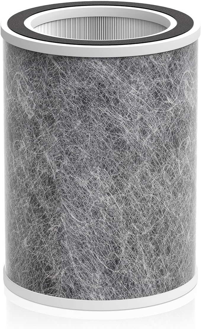 HP202 Replacement Filter Compatible with Shark HP201, HP202, HP302 UA205, AP1000 and for Shark HC501, HC502 Air Purifier MAX, 3-in-1 H13 Grade True HEPA Filter, Part # HE2FKBAS HE2FKBASMB, 1 Pack