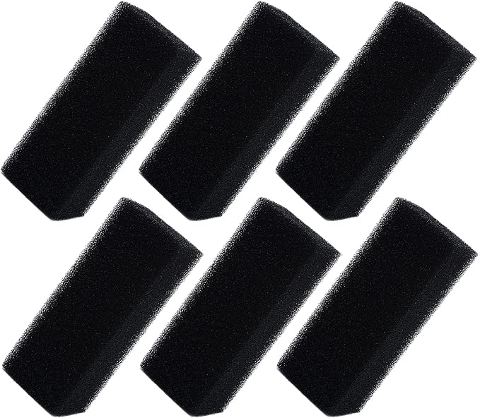 ALEGI Aquarium Bio Sponge Filter Media, Replacement Foam Insert Fit for 110 / Filters,30 PPI (AC110-6pcs)