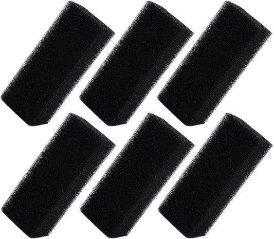 ALEGI Aquarium Bio Sponge Filter Media, Replacement Foam Insert Fit for 110 / Filters,30 PPI (AC110-6pcs)