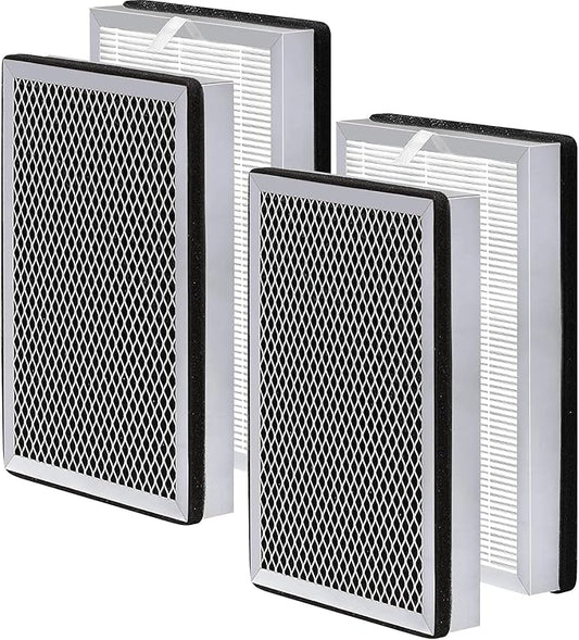 25 Air Purifier Replacement Filter: Compatible with MA Series Air Purifier 25 S1/W1/B1, 3 in 1 Pre-filter, Pleated Filter and Activated Carbon Filter, 4 Pack