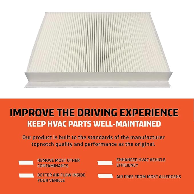 Cabin Air Filter Replacement - Pack of 1 - Made in USA - Compatible with Various Volvo Trucks VAH/VH/VHD/VNM/VN & VNL/VNL 300/VNX/VT/9700 Series, Autocar Trucks Xpeditor - Replaces O.E. 20435801