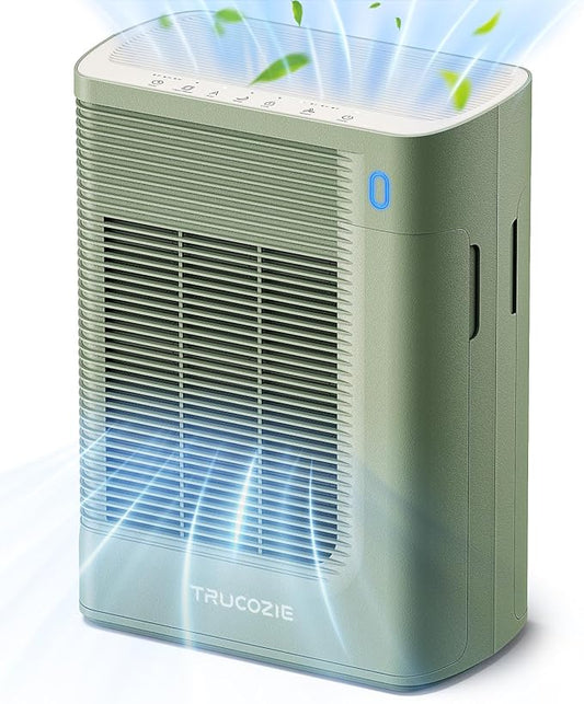 T356 Air Purifier for Home Large Room Bedroom Up to 1937 Ft² in 1 Hr With Double-sided Air Inlet, Air Quality and Light Sensors, HEPA Sleep Mode for Allergies, Dust, Pollen, Pet Hair, Green