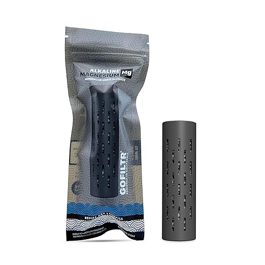 Magnesium Alkaline Water Infuser - 9.5 pH + Electrolytes for Any Water Bottle/Small Pitcher, 750 Refills / 3 Months, Ionized Mineral Water Infuser (Original 1 Pack)