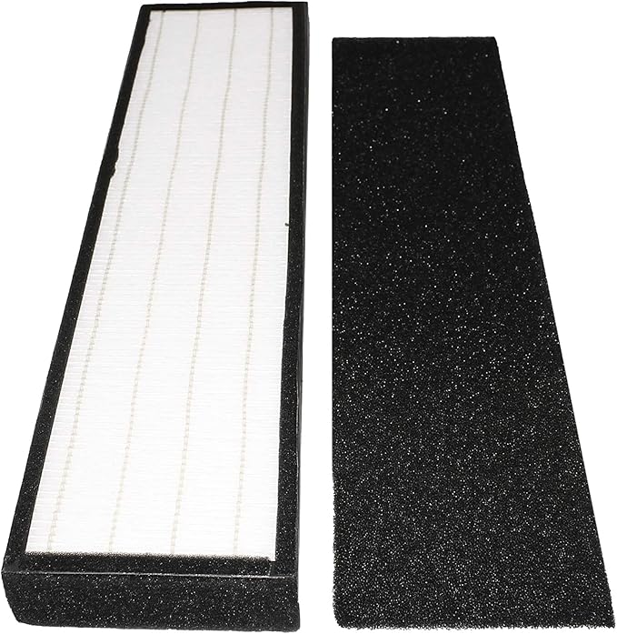 2 True HEPA Filters “Filter B” FLT4825 | Compatible with GermGuardian AC4825, AC4300, AC4900, AC4850 & AC4800 Series Air Purifiers by LifeSupplyUSA