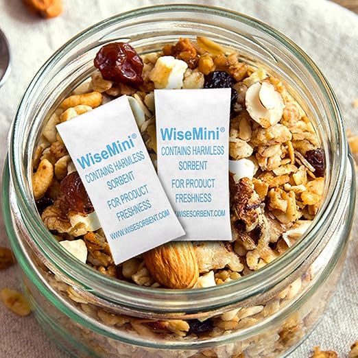 0.25 Gram 3000 Pack Silica Gel Packets, Dessicant Packets, Silica Gel Packs, Moisture Absorbers for Food Storage, Food Safe Desiccant Dehumidifiers