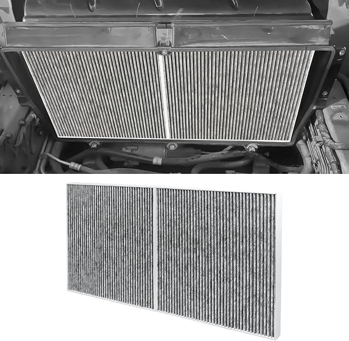 Air Filter Compatible with Tesla Model S 2016 2017 2018 2019 2020 Cabin Air Filter HEPA Air Intake Filter Replacement with Activated Carbon