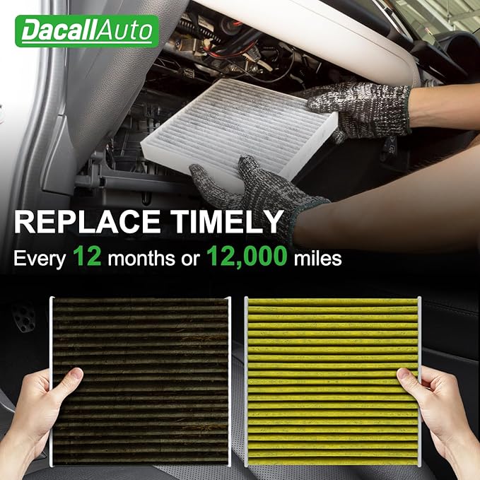 CF10285 3pcs Activated Carbon Cabin Air Filter Set for Toyota Camry/Corolla/Highlander/Avalon/4Runner/RAV4/Tundra/Sienna/Venza/Sequoia/Yaris/Matrix/Mirai; for Lexus RX350, for Subaru Legacy/Outback