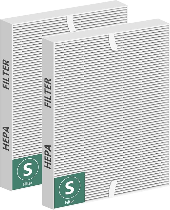 Improvedhand C545 Replacement Filter S Compatible with Winix C545 Air Purifier, True High Efficiency Filter, 2 Pack