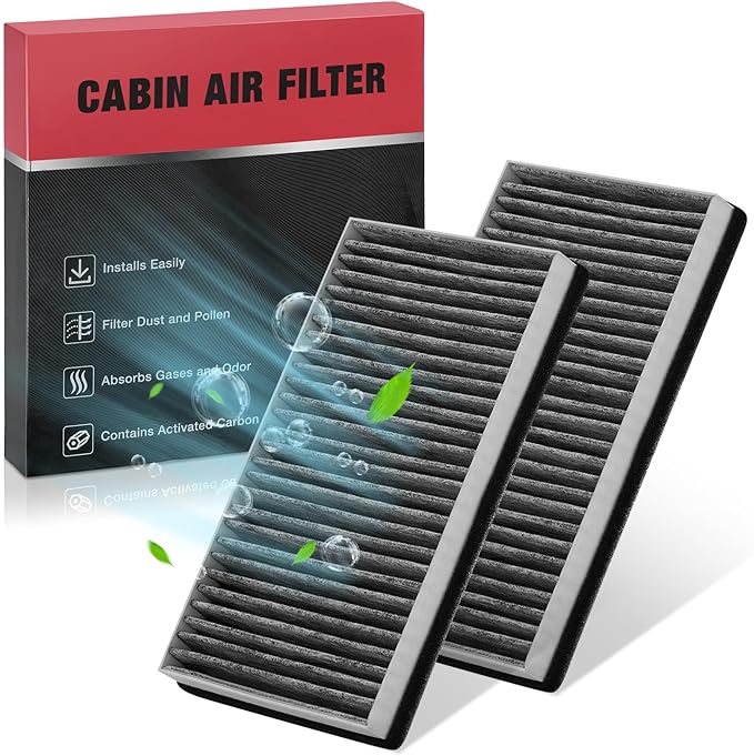 BDFHYK Cabin Air Filter with Activated Carbon Compatible with Chevy Avalanche 1500, Silverado 1500/2500/3500, Tahoe, Compatible with GMC Sierra 1500/2500/3500, Yukon, Yukon XL 1500, Replace# CF8791A