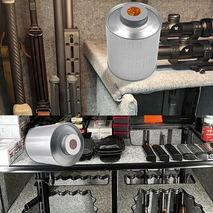 900 Gram Dehumidifiers for Home, Rechargeable Gun Safe Dehumidifier, Gun Safe Accessories 2 LBS Dehumidifier for Basement, Closet, Garage, Safe, Car, Moisture Absorbers Desiccants