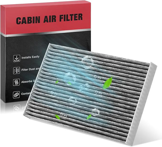 BDFHYK 1PC CF11181 Cabin Air Filter with Activated Carbon Compatible with Cadillac 2006-2009 XLR, Compatible with Chevy 2006-2013 Corvette