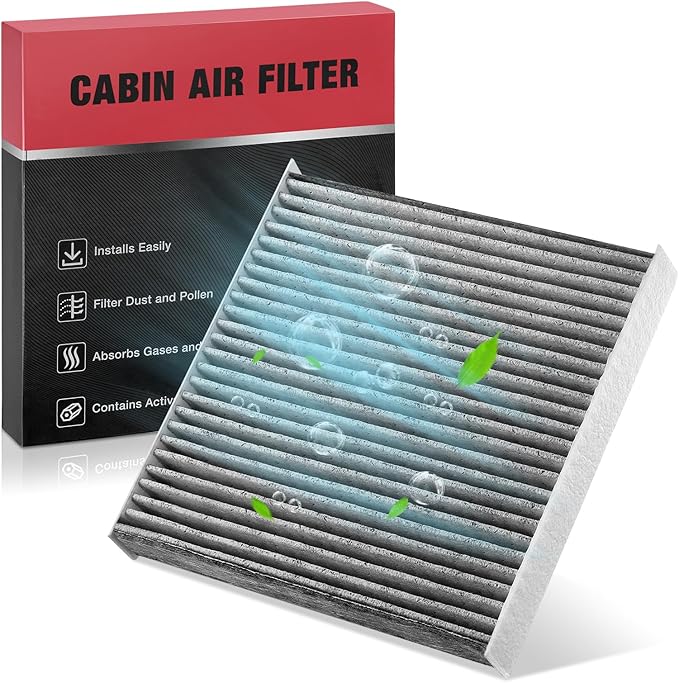 BDFHYK CF11182 Cabin Air Filter w/Activated Carbon Compatible with Acura Integra RDX TLX MDX, Compatible with Honda Accord CR-V HR-V Civic Odyssey Clarity City CR-Z Fit Insight