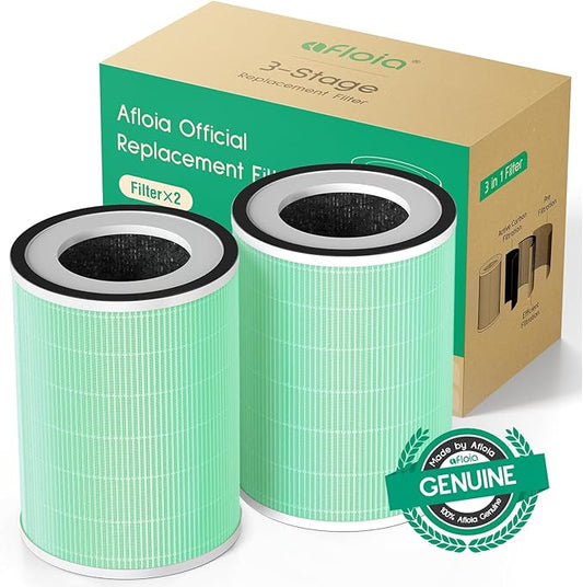 Afloia Toxin Romover Filter for KILO/KILOPRO/KILOPLUS/MIRO/MIROPRO Air Purifiers, 2 Packs