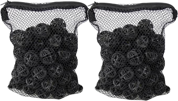 AQUANEAT Aquarium 1" Bio Balls 100pcs for Fish Tank Pond Canister Filter Media